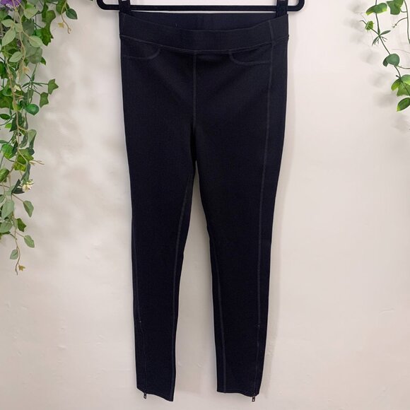 Rag & Bone Black Chevron Leggings Size Large - Picture 8 of 8